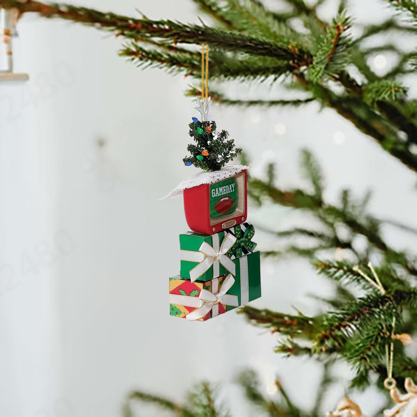 

Повседневная жизнь Санта-Клауса. Украшения для рождественской елки. One Size