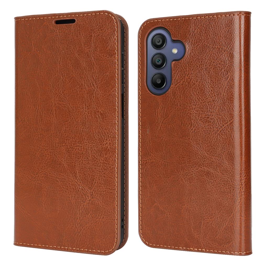 For Samsung Galaxy A17 5G Case Crazy Horse Texture Split Leather Wallet Phone Cover