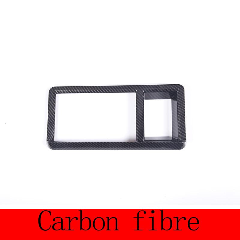 For Ford Maverick 2026-2026 ABS Matte Black/Carbon fibre/Red Navigation Screen Decoration Trim Sticker Car Accessories