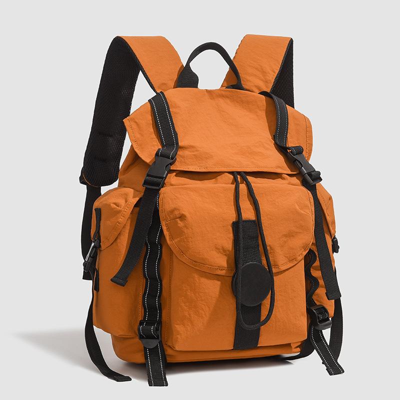 Schoolbag Large Capacity Sports Travel Backpack Women's Anti-splashing Nylon Hiking Backpack Lightweight Multifunctional Outdoor Hiking Bag