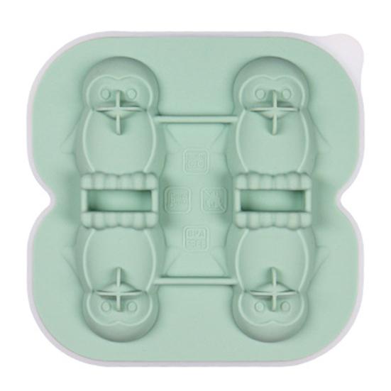 Penguin Shaped Ice Cube Trays 3D Ice Cube Mold Easy Release Slow Melting Ice Maker for Whiskey Cocktails Brandy Coffee