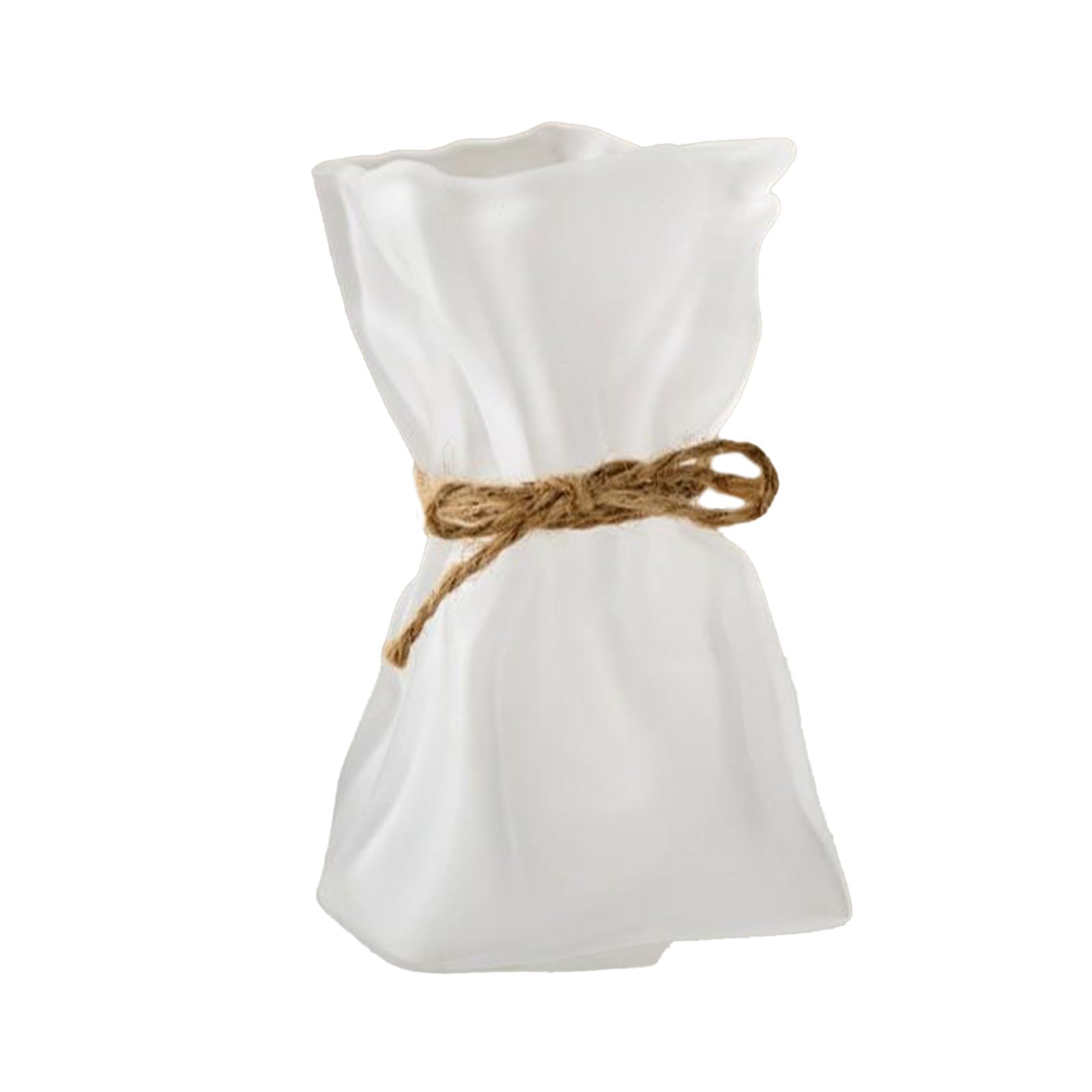 

Hyack Korean Interior Decor, Stylish Scandinavian Style Flower Vase, Random Shape, Single Flower Vase, Glass (White) [Parallel Import]