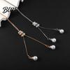 Extended Chain Necklace Adjustable Long Pendant with Extender Minimalist Alloy