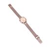 Women Gold Plating Quartz Watch Stainless Steel Band High Definition Stylish Gradient   Decor Wrist Watch