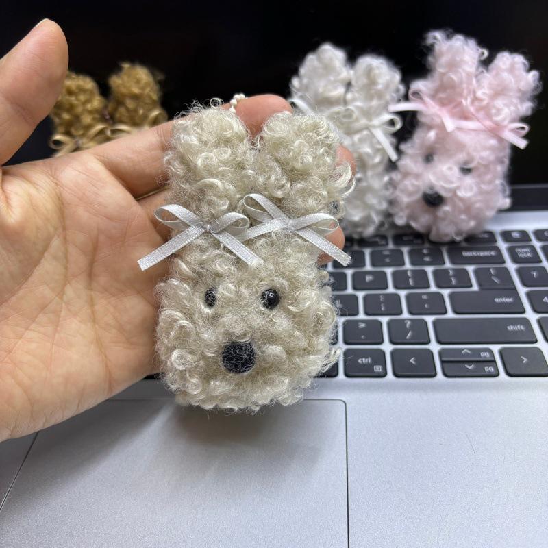 

Зимняя Мультяшная Собака Плюшевая Кукла Брошь и Милый Аксессуар для Волос