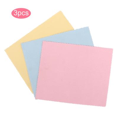9pcs Double Sided Watch Cleaning Cloth Eyeglasses Lens Cloth Wipe Watch Repair Tool