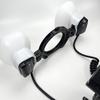 2pcs Softbox Dual Head Flash Lamp Diffuser Soft Light Hood for Nikon R1C1 Yongnuo YN24EX Godox MF12 Dentistry Camera Accessories