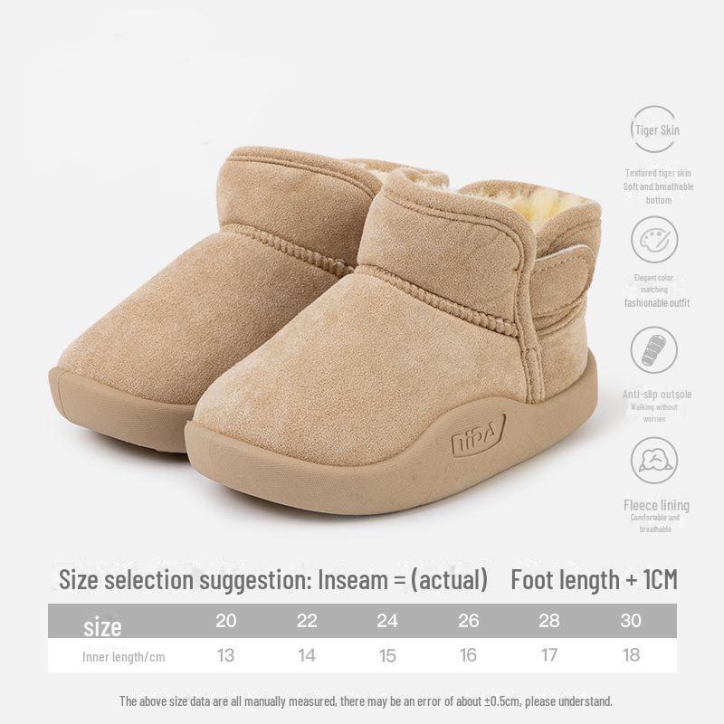 Dětské zimní sněhule - Teplé batolecí boty pro dívky