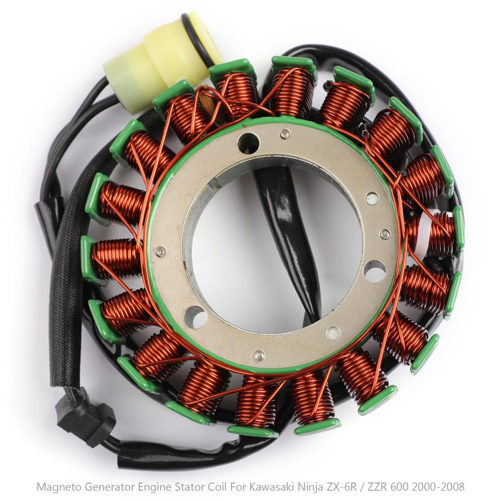 Stator Generator Fit for Kawasaki ZX-6R Ninja ZX6R 00-02 ZZR600 06-08 21003-1358