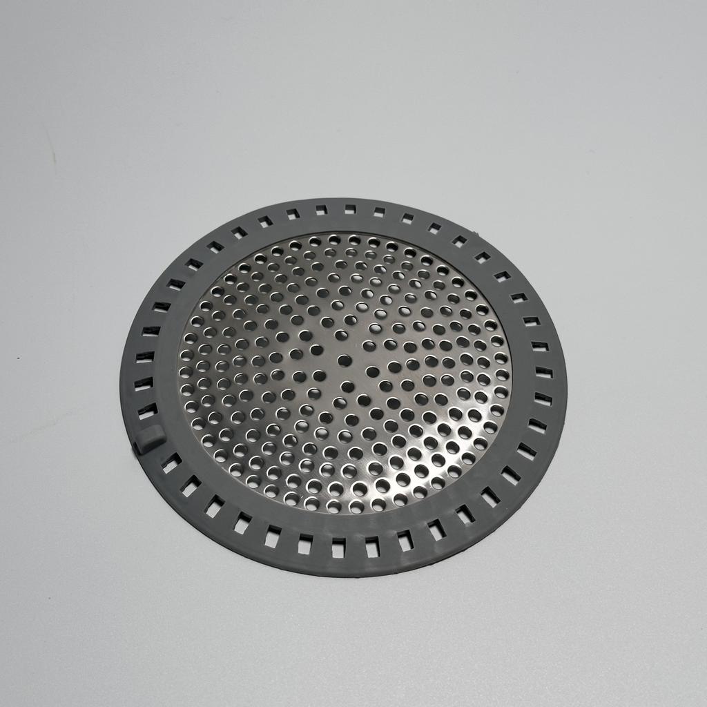 Shower Drain Filter Traps, Stainless Steel & Silicone Covers, Effective Debris Blocker for Bathtub & Bathroom Drainage