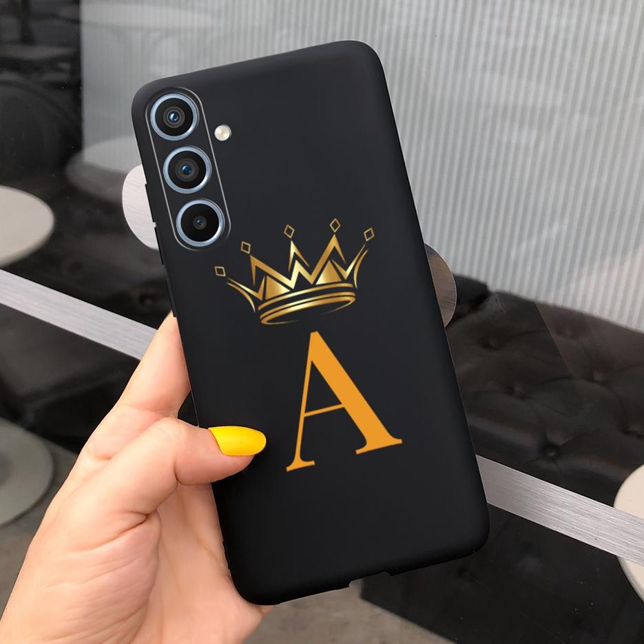 For Samsung Galaxy M54 Case A54 Cute Crown Letters Back Cover Soft Silicone Phone Case For Samsung M 54 Galaxy A54 Fundas Bumper