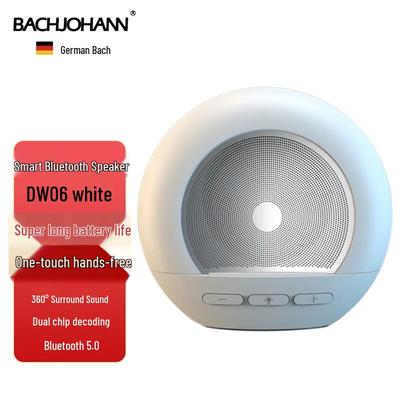 Bach Johann DW06 Smart Bluetooth-højttaler med vækkeur CN-stik (adapter inkluderet)