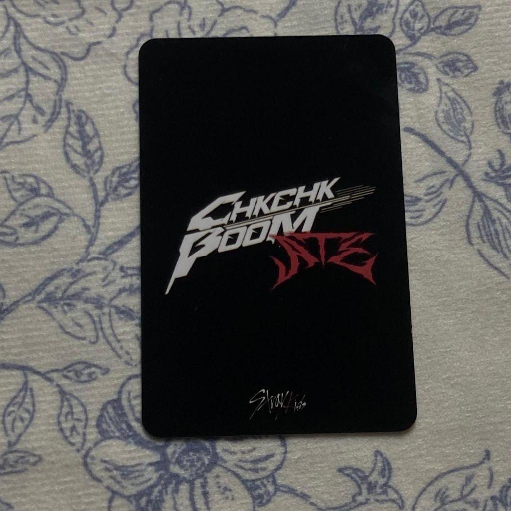[USED] Seungmin Stray Kids CHK CHK BOOM ATE Sanok Trading Card