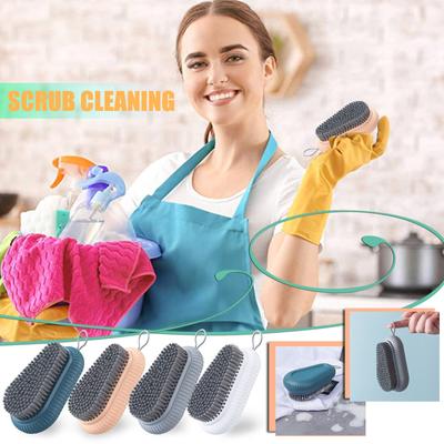 Schrubbürste Qualität Weich Wäsche Kleidung Schuhe Leicht zu greifen Haushaltsreinigung