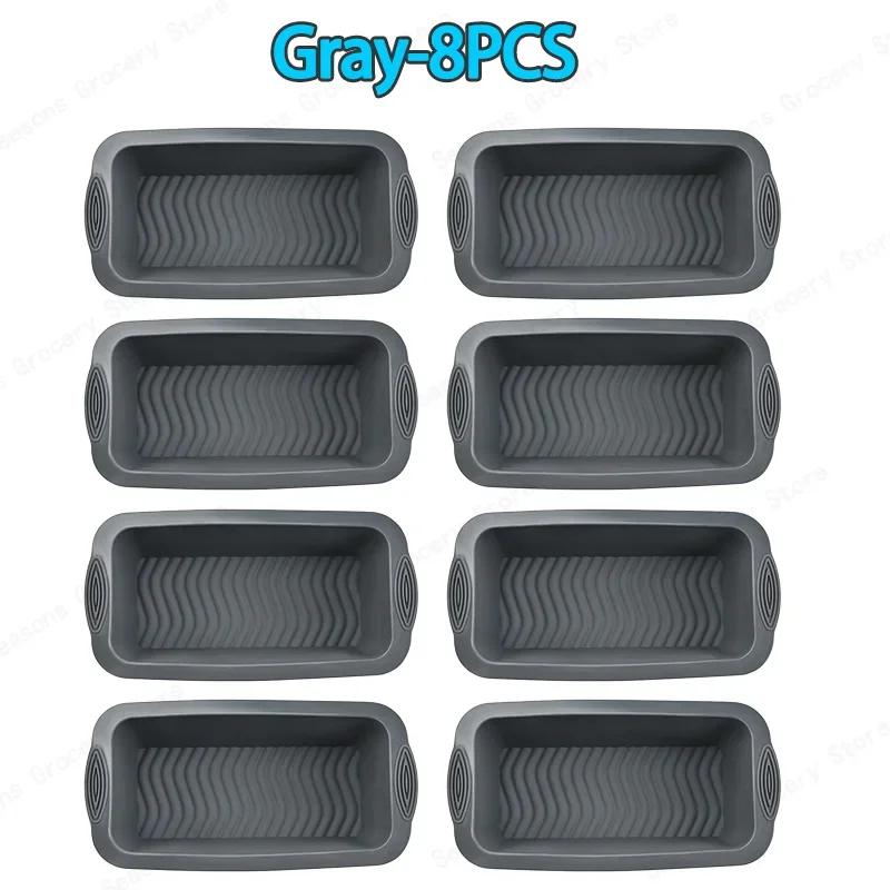 Silikonform för limpa Non-Stick Brödform Kök Brödform Form för Bakning Köttfärslimpa Isblock och Lätt Släpp