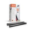 Reliure - Baguette Plastique - Transparent - Couverture Peach - PB432-02 - Binding Combs 32 Mm, White, 50-Pack - PB432-01