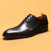 Luxury Dress Shoes Men's Genuine Leather Italian Wingtip Oxfords Brogue Business Wedding Formal Shoes For Men