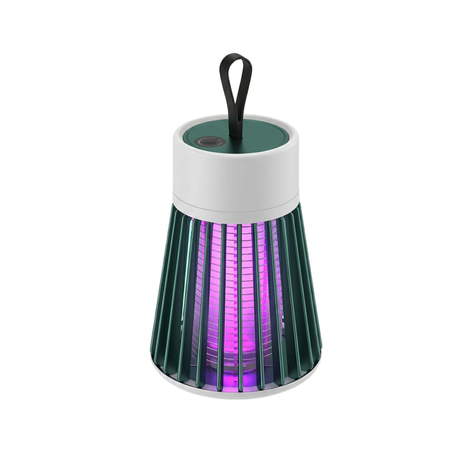 

Electric Mosquito Killer Lamp Indoor Outdoor Insect Zapper USB Rechargeable Portable Bug Trap with Safe Protective Grid and Energy Efficient Design ONE SIZE зелёный