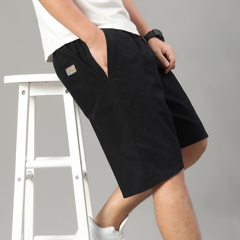 Plus Size Men's Cotton Casual Shorts Light Weight Sports Shorts Quick Drying Relaxed Fit Running Shorts Fitness