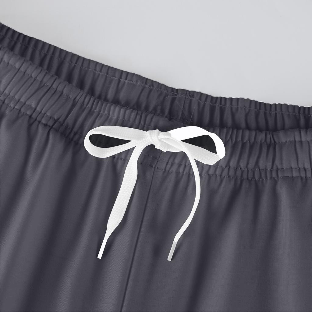 Calças de Moletom Casuais Masculinas de Corte Relaxado com Cós Elástico e Cordão Calças de Yoga