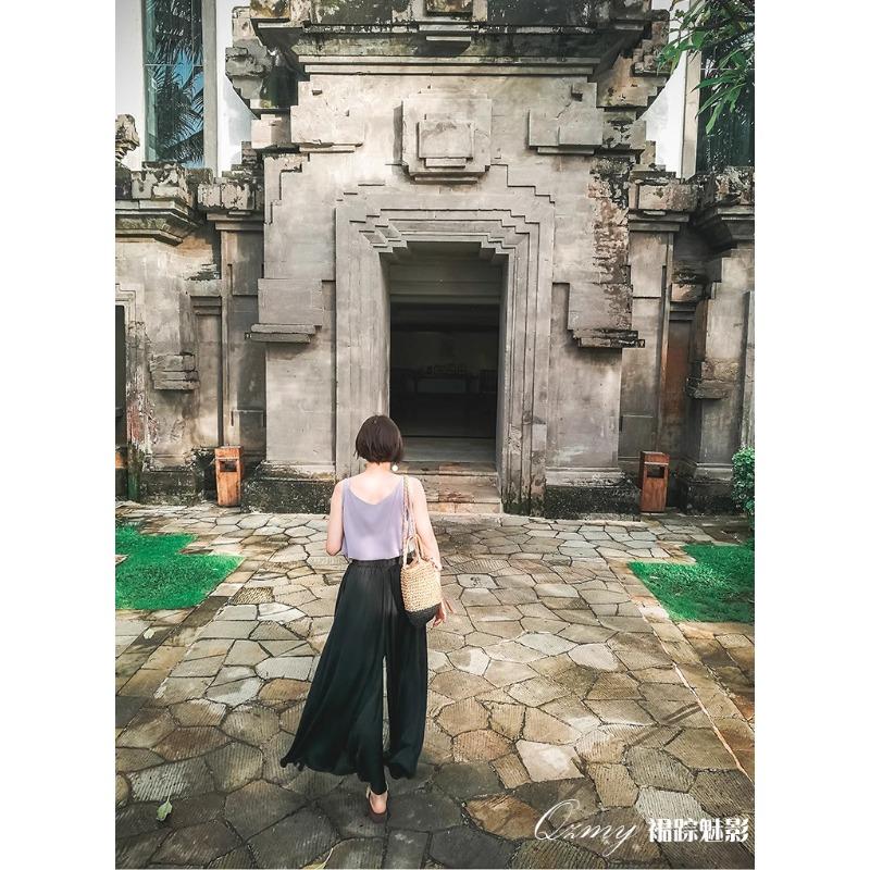 Summer High Waist Droop Feels Loose Show Thin Drag Ground Wide Leg Pants Female Summer