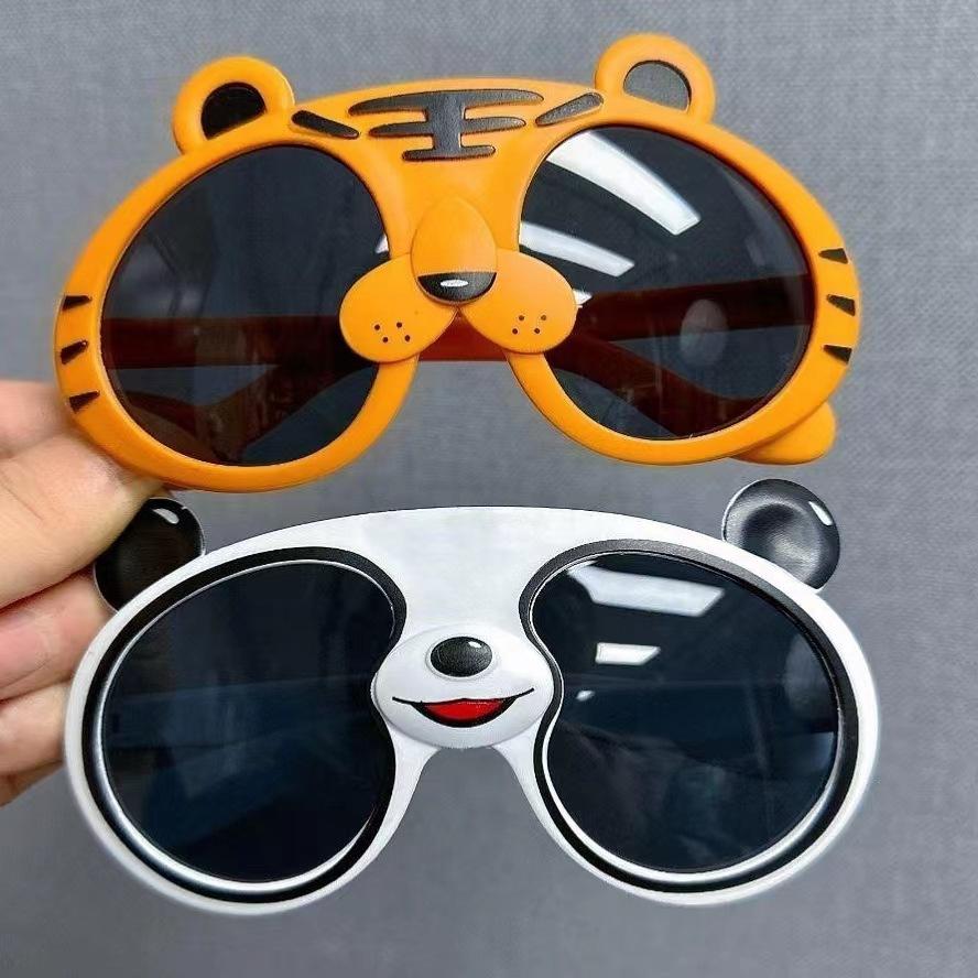 Sonnenbrille Retro Harz und PC Materialien UV Dickes Gestell Rund Für Kinder