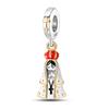 925 Silver Nossa Senhora Aparecida Dangle Cross Charms Pendants Fit Qikaola Bracelets DIY Jewelry For Women