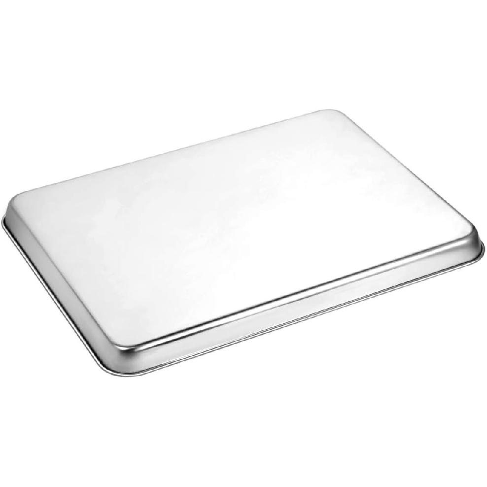 Wildone Baking Sheet Set of 3, Stainless Steel Cookie Sheet Baking Sheet Pan, 9/12/16 Inch, Non Toxic & Heavy Duty & Easy Clean