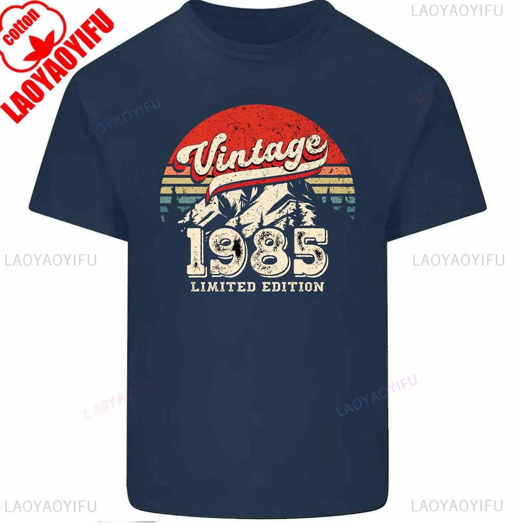 50th Birthday T-Shirt 1975 Mens Funny LEVEL UNLOCKED 50 Year Old Gaming Tee Tops Graphic T Shirts Men Clothing Cotton Shirts