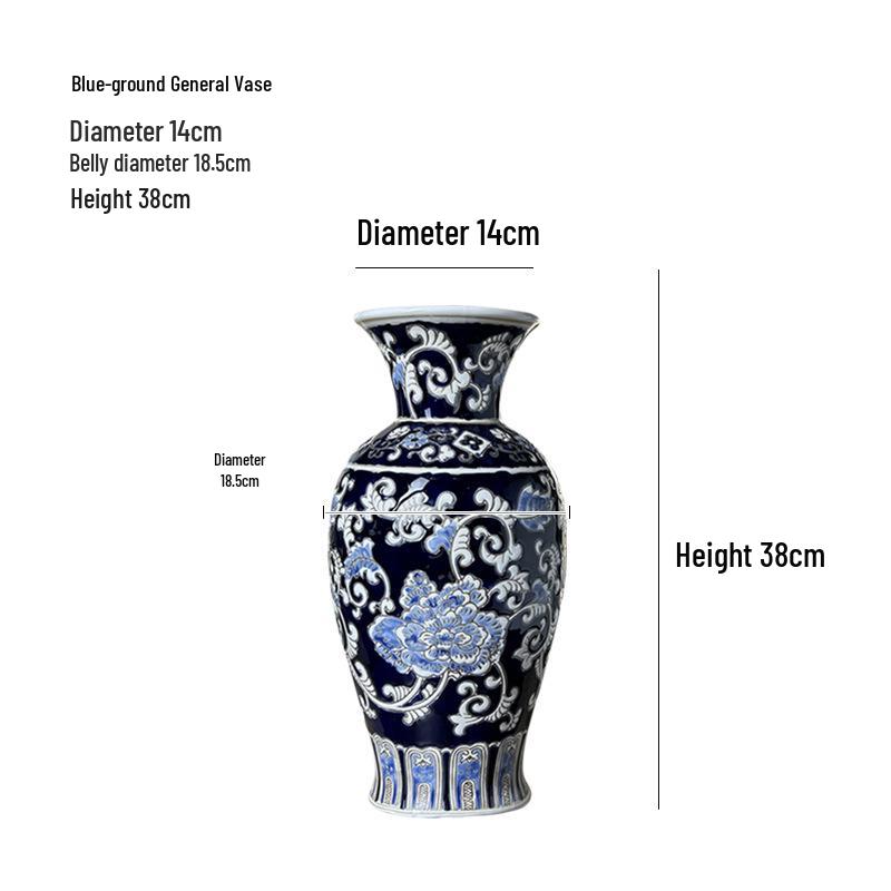 Chinese Style Blue and White Porcelain