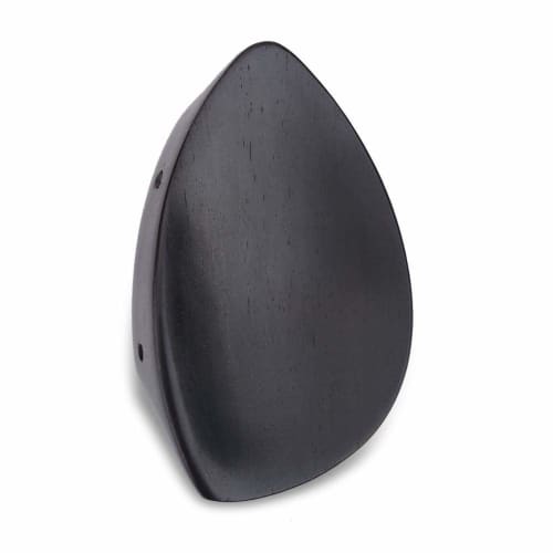 Violin Chin Rest, Ebony Wood with Cork, Ergonomic, No Sharp Edges, for 4/4 Violins, Violin Parts and Accessories