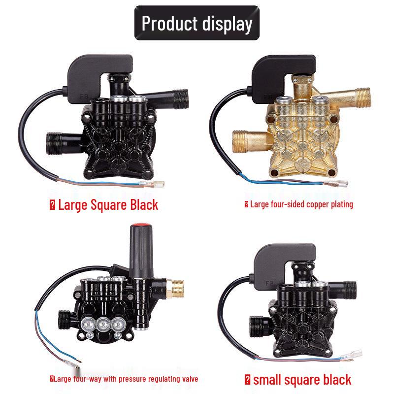 220V Portable High Pressure Adjustable Washer with Brush and Pump Accessories