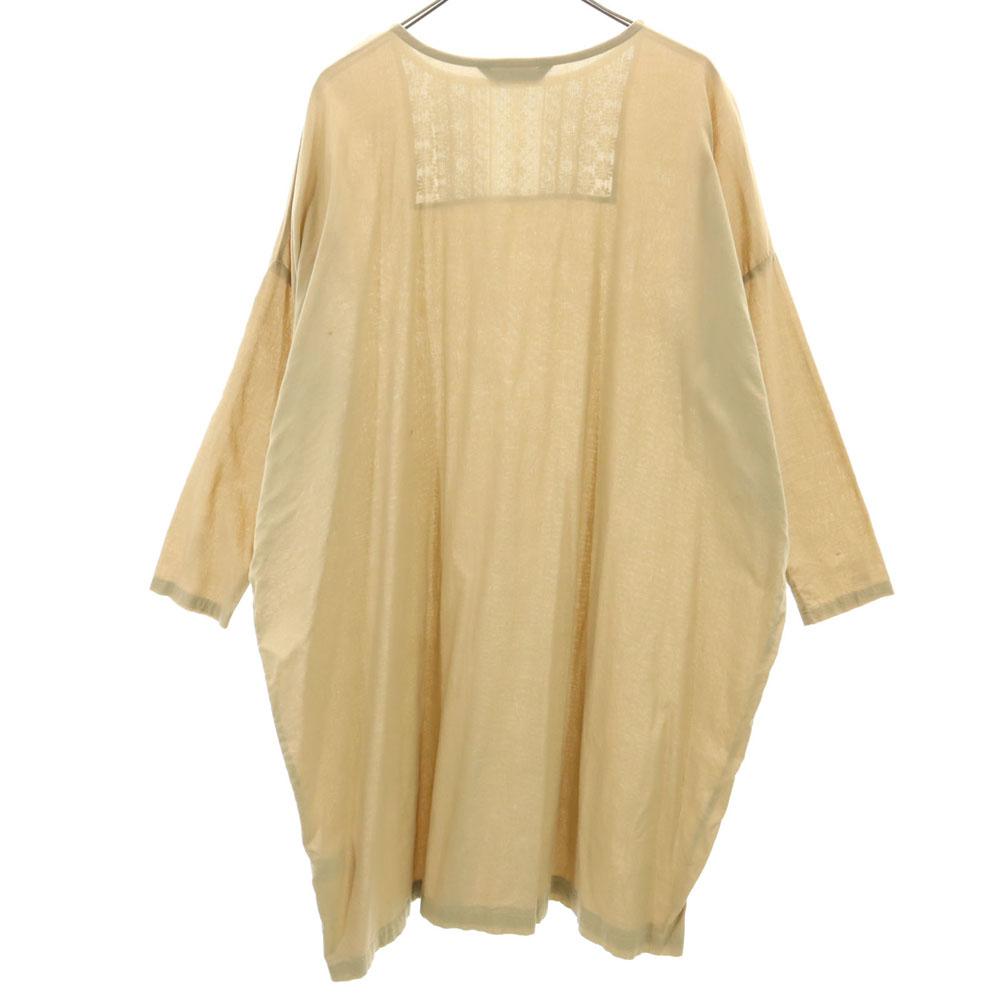 mizuiro ind 7 minutes sleeve Long dress Brown Women Used