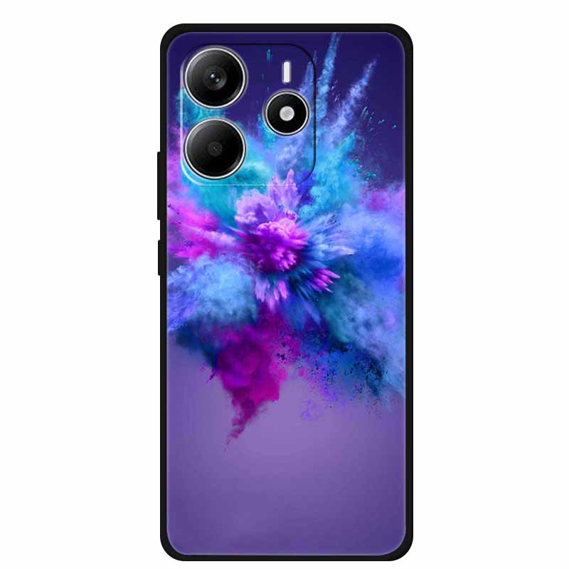 Pour Redmi Note 14 4G GLOBAL Coque Animaux Silicone Souple TPU Étuis de Téléphone Housse Arrière pour Xiaomi Redmi Note14 4G Protecteur Coque