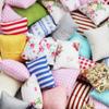 Soft 1:6/1:12 Dollhouse Furniture Pretend Play Miniature Floral Pillow  Ob11