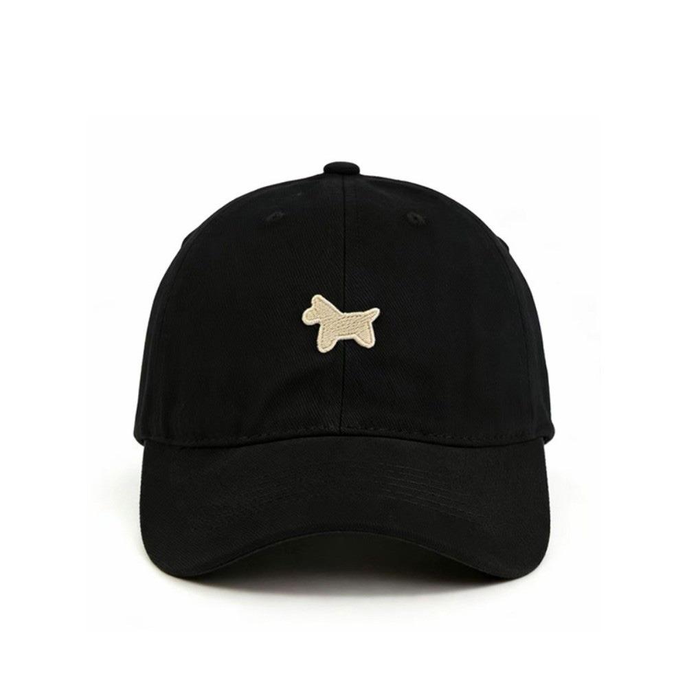 Fashion Breathable Embroidery Pony Baseball Caps Adjustable Hiphop Cotton Baseball Hats Vintage Snapback Cap Outdoor Sports чёрный