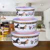Ceramic Bowl with Cover Bone China Fresh-keeping Bowl with Cover Lunch Box for Office Workers Lunch Box Instant Noodle Bowl
