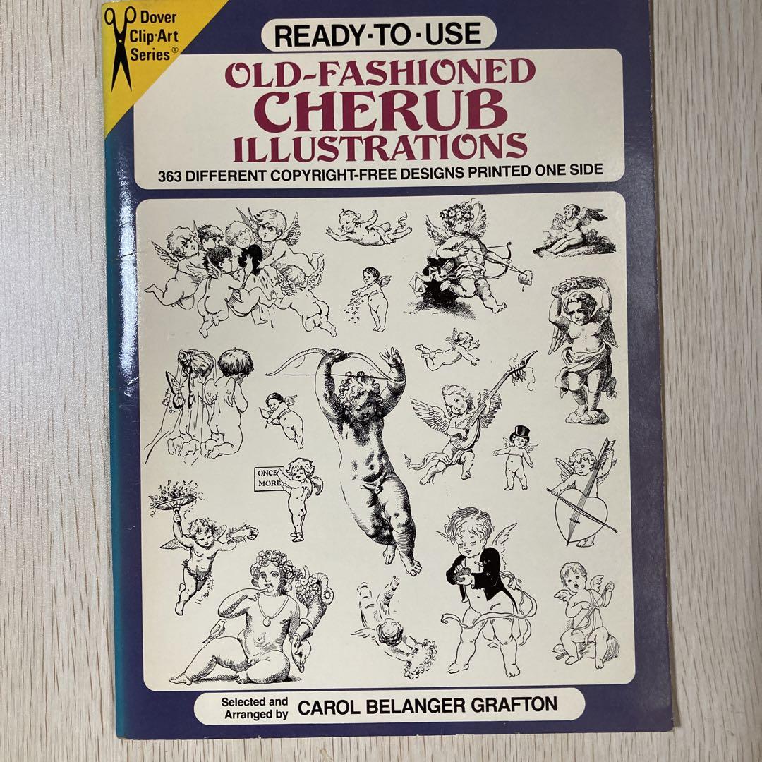 

[USED] Angel motif illustration collection for cutting and pasting Western books