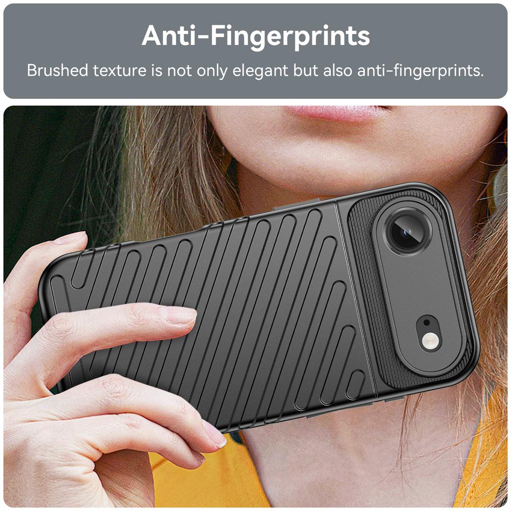 For iPhone Air Case Twill Texture TPU Shockproof Protective Phone Cover