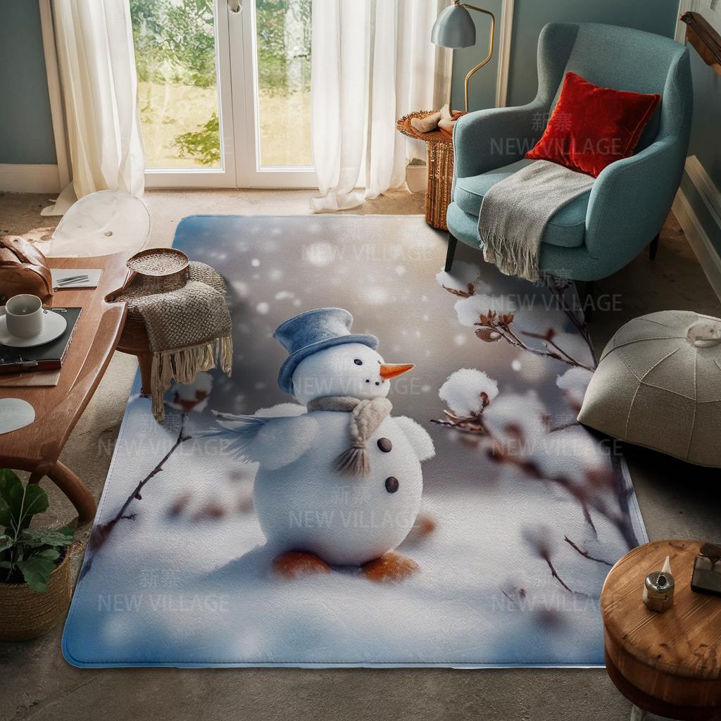 Koberec ke vchodu do domu Rohožka ke dveřím do domu Obývací pokoj Vana Koupelna Protiskluzové koberce s absorpcí vody vana Veselé Vánoce zima
