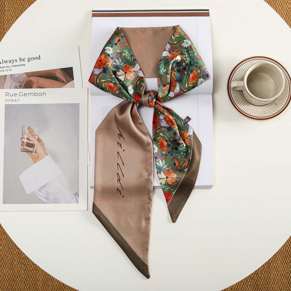 Trendy Silk-Like Ribbon Headband & Scarf: Multi-functional Hair Tie, Headscarf, Waistband - Hot Fashion Item