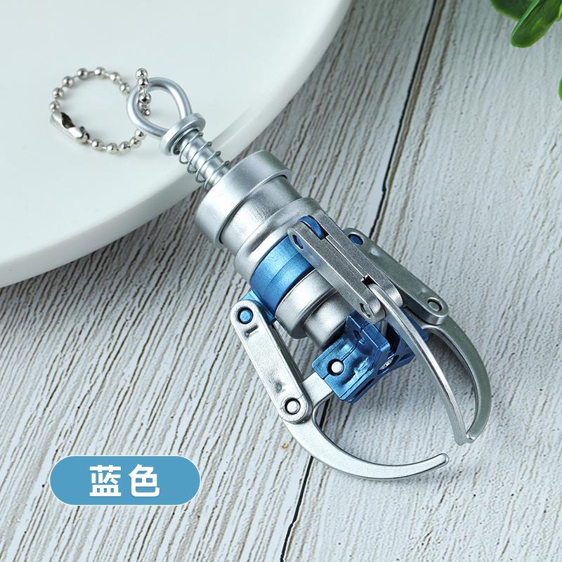 

Alloy Claw Keychain, Trendy Mini Claw Machine Pendant, Stress Relief Desktop Toy for Kids