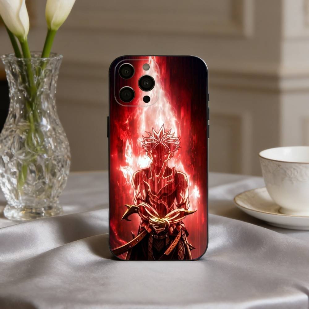 Manga R-Ragna C-Crimson-N Phone Case For iPhone 17pro, 16,15,14,13,12,11 X XR Plus,Others Soft Black Cover