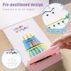 20Pcs Diy Rainbow Scratch Art Painting Kit For Kids Funny Diy Postcards Novelty Gift For Toddler Party Activities