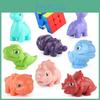 Pädagogisches und unterhaltsames 2-in-1 Dinosaurier-Puzzle-Würfel-Set für Kinder zur Gehirnentwicklung