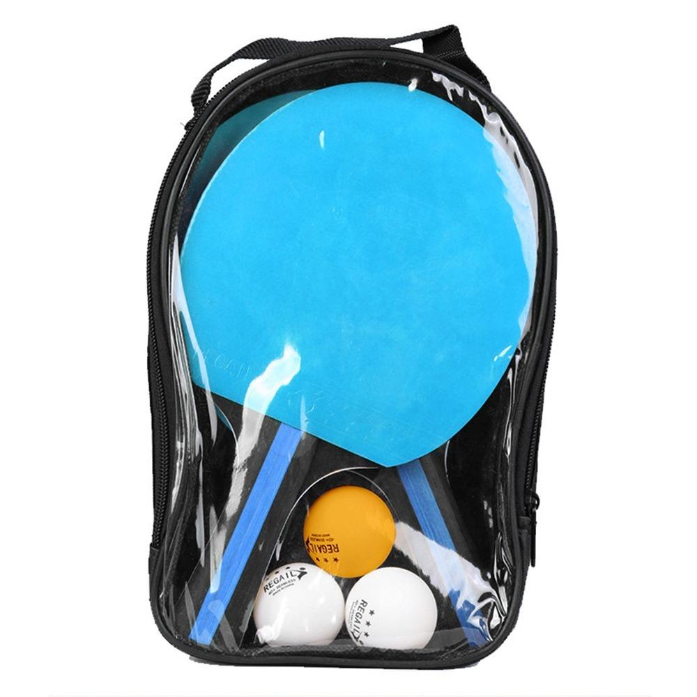 Double Sided Table Tennis Set Colorful Table Tennis Racket Ping Pong Rackets Casual Training