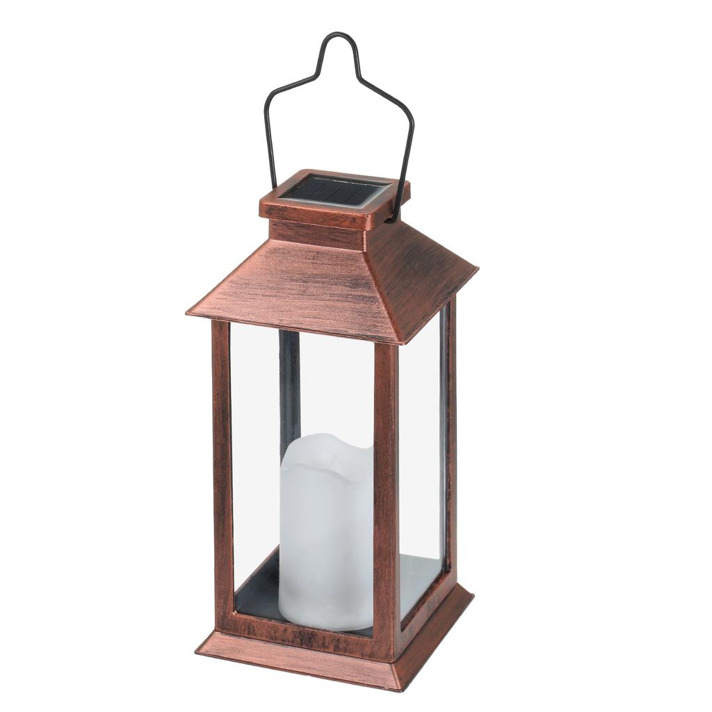 Tomshine Solar Powered Lantern Lights with LEDs Flameless Candle Outdoor Garden Hanging Lanterns Decorative for Table Backyard Party Garden