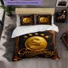 Biancheria da letto a tema Galatasaray FC Set 3 Pezzi Copripiumino Biancheria da letto decorativa per camera da letto per adolescenti Decorazione per la casa