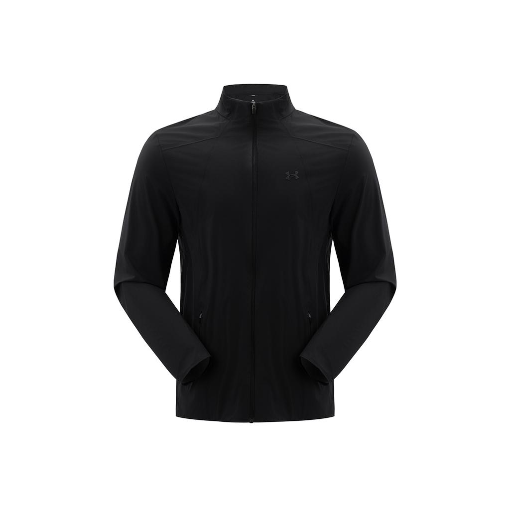 Under Armour Commuter Series Sun Protection Versatile Breathable Fashion Jacket Men Jacket Twilight-Black 15217232-0033