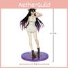 Overlord White Albedo Knitted Sweater Standing Posture Model Figurine Doll Anime